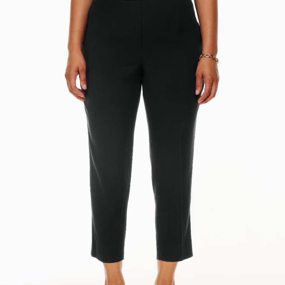 Babaton Conan Cropped Pant Cropped Crepe Trousers - Sz 4 - Black